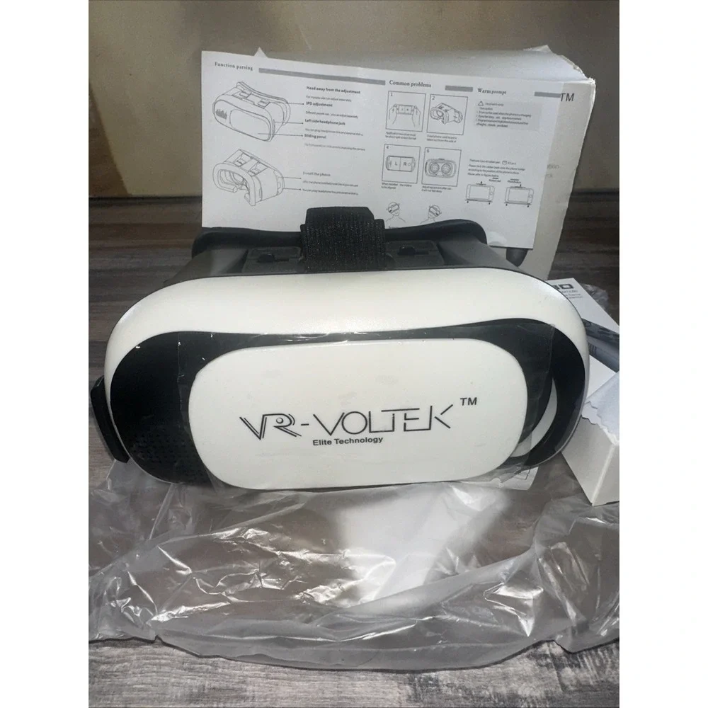 Virtual Reality Goggles Headset - VR Gear Video Glasses + Wireless Joystick